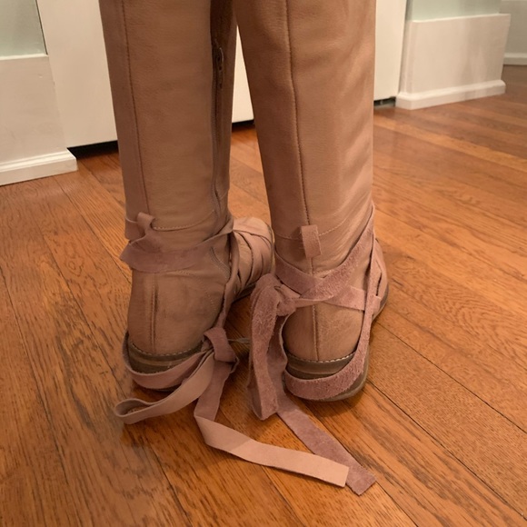 Free People Over The Knee Wrap Boots - Picture 5 of 6